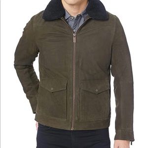 Scotch & Soda Mens Classic Nubuck Jacket